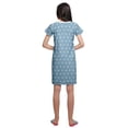 thumbnail image 5 of Moomaya Womens Round Neck Nursing Sleepwear Printed Short Sleeve Nightdress, 5 of 6