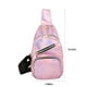thumbnail image 3 of Mochila de cuero tipo sling para mujer - Pequeña bolsa de pecho con múltiples bolsillos para senderismo, viajes y uso diario, 3 of 6