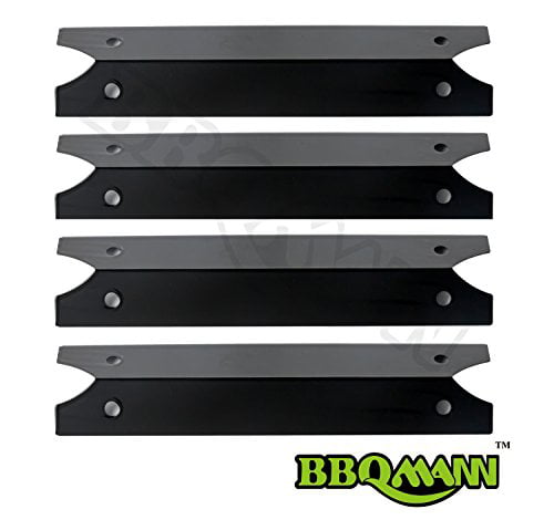 New BBQ Gas Grill 4 Heat Plates Shield Porcelain Steel Brinkmann Charmglow 97311