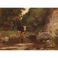thumbnail image 3 of Otto von Thoren 18x14 Black Modern Framed Museum Art Print Titled - Heading to the Watering Place, 3 of 5