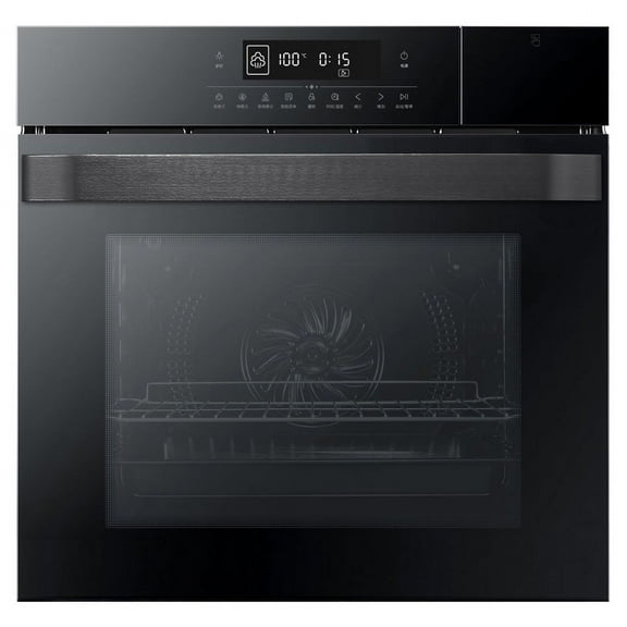 Wall Ovens 24 Inch Electric, Single Wall Ovens Stainless Steel Built In Oven With 8 Baking Modes, 360° Convection Airfryer, 3000W, 240V, 2.5Cu.f Electric Oven With Timer and Safety Lock