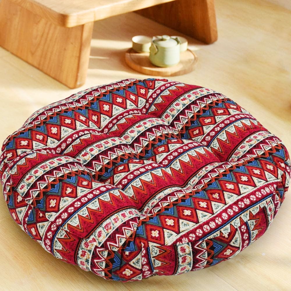 22 inches Large Floor Pillow 4 inches Thicken Seat Chair Cushion Round
