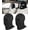 Black, variant on 2 PCS Car Headrest Cover, Personalized Funny Car Seat Full Face Mask, Ski Mask Wrap Protection for Auto F ront Seat Rest Decoration, Universal Interior Car Accessories