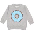 thumbnail image 2 of Inktastic Blue Donut with Sprinkles Toddler Sweatshirt, 2 of 4