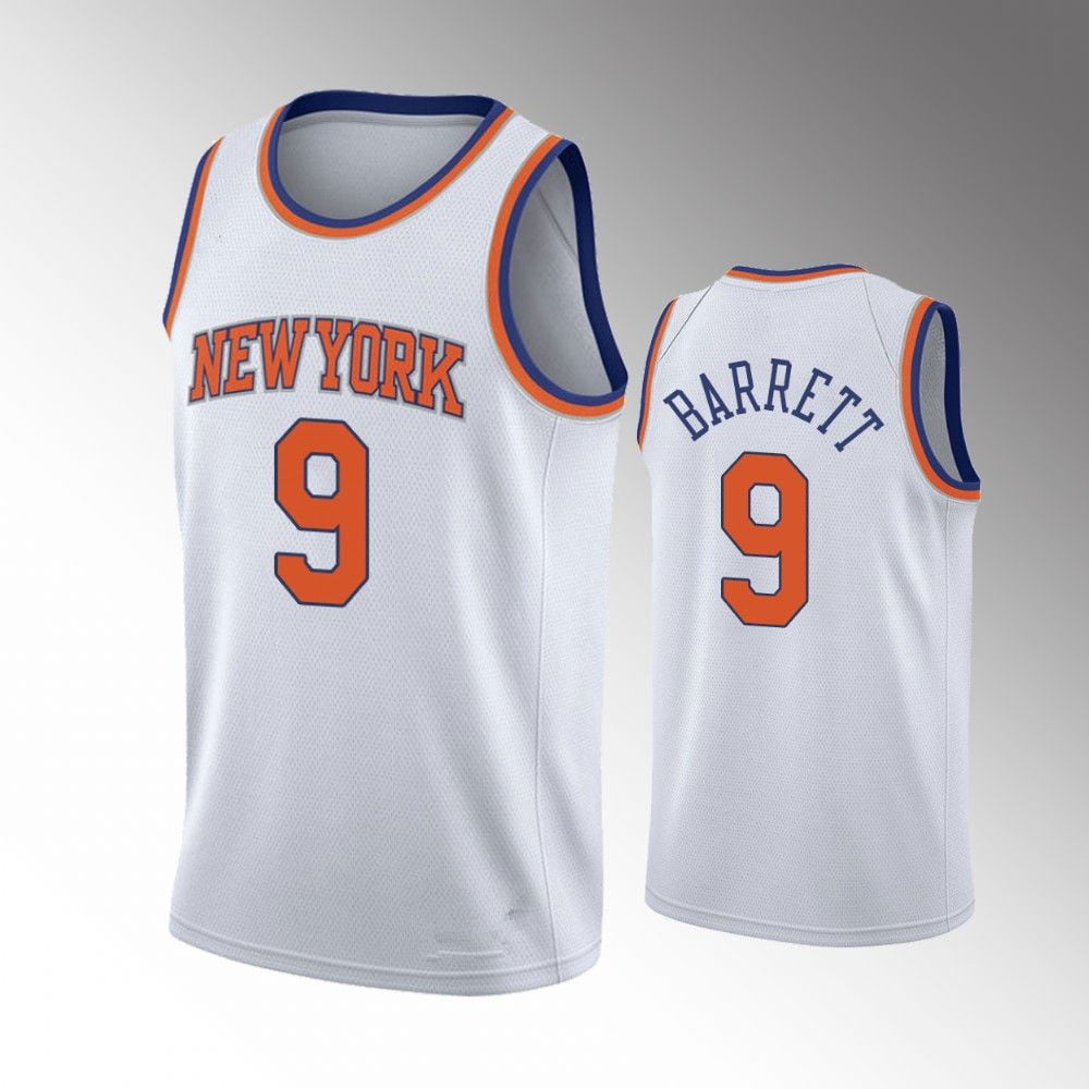 NBA_ Jersey Wholesale Custom New York''Knicks''Rose Julius Randle RJ  Barrett Obi Toppin Evan Elfrid Payton''NBA'' 