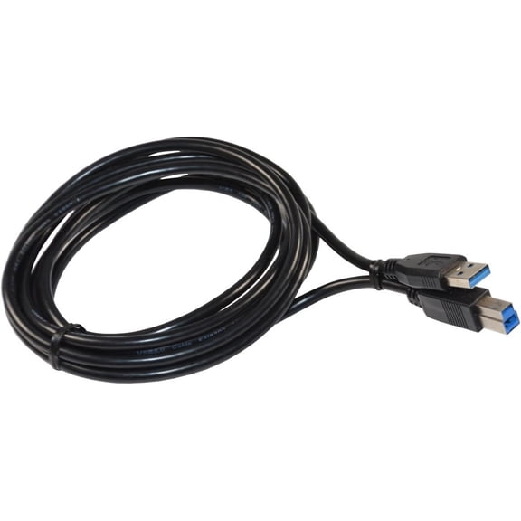 HQRP 10ft USB 3.0 Type A-Male to B-Male (M/M) Cable for LaCie 2big Quadra USB 3.0 8TB / 12TB LAC9000317, STGL12000400