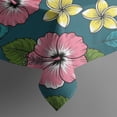 thumbnail image 5 of Pioneer Flower Floral Print Pattern Square Tablecloth, Waterproof Wipeable Spillproof Washable Table Cover for Home Kitchen Party Decor, 42"x42", 5 of 6