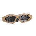 thumbnail image 2 of Gafas de seguridad de malla marrón para juegos de CS con correa ajustable para airsoft, 2 of 8