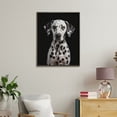 thumbnail image 4 of Paint By Numbers Kit for Adults Beginner - DIY Dalmatian Dog Portrait Black Background Canvas Painting Kits for Adults, Frameless Paint By Number for Adults for Home Wall Decor 16x20 Inch, 4 of 7