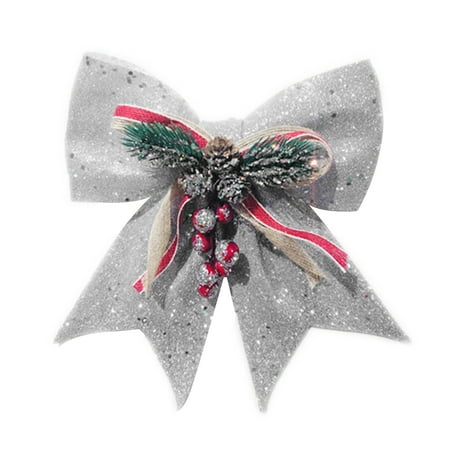 

QILIN Hanging Decoration Charming Easy Hanging EPE Christmas Bow Tie Pendant for Party
