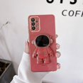 thumbnail image 3 of A 52s 53 Astronaut Holder Luxury Plating Case For Samsung Galaxy A52 A32 A53 A13 A23 A72 A12 A33 A73 4g 5g Silicone Stand Cover, 3 of 5