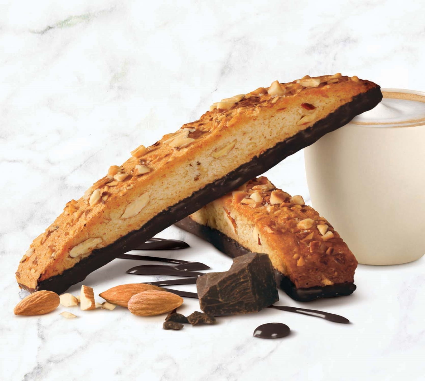 Nonnis Almond Chocolate Biscotti, 1.3 Ounce (24 Count)