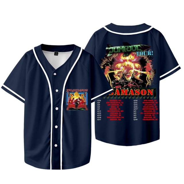 OsamaSon Jump Out Tour 2025 Merch Chaqueta de béisbol Camiseta Verano Unisex HipHop Camisetas de manga corta