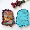 thumbnail image 4 of Skull Tray Epoxy Resin Mold Serving Plate Board Coaster Casting Silicone Mould Diy Crafts Jewelry Home Decorations Tool, 4 of 5