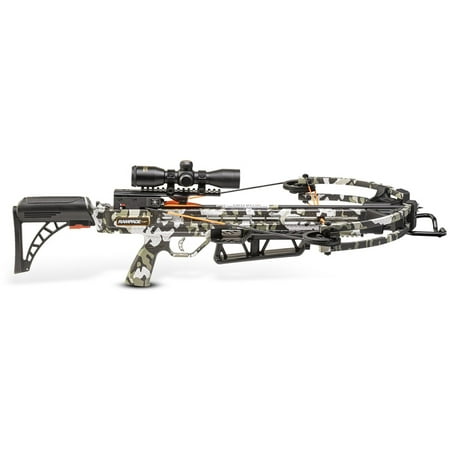 TenPoint Wicked Ridge Rampage 360 FPS Compound Crossbow with Scope & Bolt (Camo)
