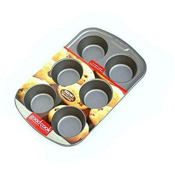 Bradshaw Muffin Pan Non-Stick - 6 Wells, Multicolor, Everyday - Pack of 6