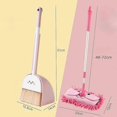 thumbnail image 2 of Mini Broom with Dustpan Mop for Kids for Age 3-6 Years Old Toddlers Children, 2 of 3