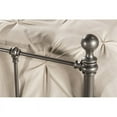 thumbnail image 5 of Hawthorne Collections Traditional Metal Queen Panel Bed in Black Steel, 5 of 5