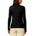 thumbnail image 3 of MODA NOVA Junior's Pullover Sweater Top Long Sleeve Turtleneck Knit Tops, 3 of 5