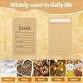 thumbnail image 3 of 200 Pcs Seed Envelopes 3.54 X 2.36 Inch Brown Kraft Paper Seed Packets Envelopes Resealable Self Sealing Seed Packets,200 * seed packets, 3 of 7