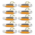 thumbnail image 4 of Lámpara de posición lateral, 10 piezas/juego, 16 LED, luz indicadora lateral delantera y trasera para remolque, luz de advertencia lateral de calidad superior, 4 of 9