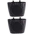 thumbnail image 4 of CHICHUMID Kids Bike Basket for Handlebar Plastic Black Scratch Resistant 2 Pcs, 4 of 8
