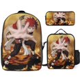 thumbnail image 1 of Gaara Backpack Three Piece Essentials 17 Inch Bag Lunch Tote Pen Case, 1 of 5