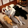 thumbnail image 2 of Almohada larga y suave de felpa para niños, cojín grande y encantador para la siesta y el hogar, regalo de cumpleaños para amigos, 2 of 5