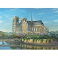 thumbnail image 3 of Ceaco Thomas Kinkade Notre Dame 1000 Piece Interlocking Jigsaw Puzzle, 3 of 5