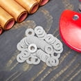 thumbnail image 4 of FRCOLOR 50 Pcs Stainless Steel Gasket 2.50X2.50X0.20CM Silver, 4 of 8