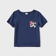 thumbnail image 4 of GPOECD Family Matching Mommy And Summer Outfits Spaghetti Strap Dresses With T Shirts Sets For Women And Girls Navy，3-4 Years, 4 of 5