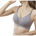 3 Pack Nursing Bra Seamless Breastfeeding Bras with Extra Washable
