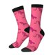 thumbnail image 1 of Balery Leopard Print Calcetas Largas con Estampado para Hombre y Mujer – Suaves y Transpirables, Talla Única (US 5-11), 1 of 6