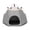 Gray, variant on Cat Teepee Cave, Portable Pet Tent with Full-Enclosure Zippered Mesh Door, Indoor & Outdoor Cat House for Safety & Ventilation, Cozy Nest for Cats, Puppies & Small Animals