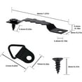 thumbnail image 2 of czcpp-Picture Hanging Kit 251 PCS, Include 50 Sawtooth Picture Hangers, 50 D Ring Picture Hangers, 150 Screws and 1 Screwdriver, Picture Frame Hanging Hardware Hanging Kit for Wall, Attache Cadre, Bl, 2 of 4