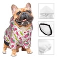 thumbnail image 4 of Uemuo Strawberry And Cheery for Winter Dog Hoodie Sweatshirts with Pockets Warm Dog Clothes for Small Dogs Chihuahua-Large, 4 of 8