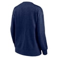 thumbnail image 3 of Women's Fanatics Heathered Navy Notre Dame Fighting Irish Jump Distribution Pullover Sweatshirt, 3 of 3