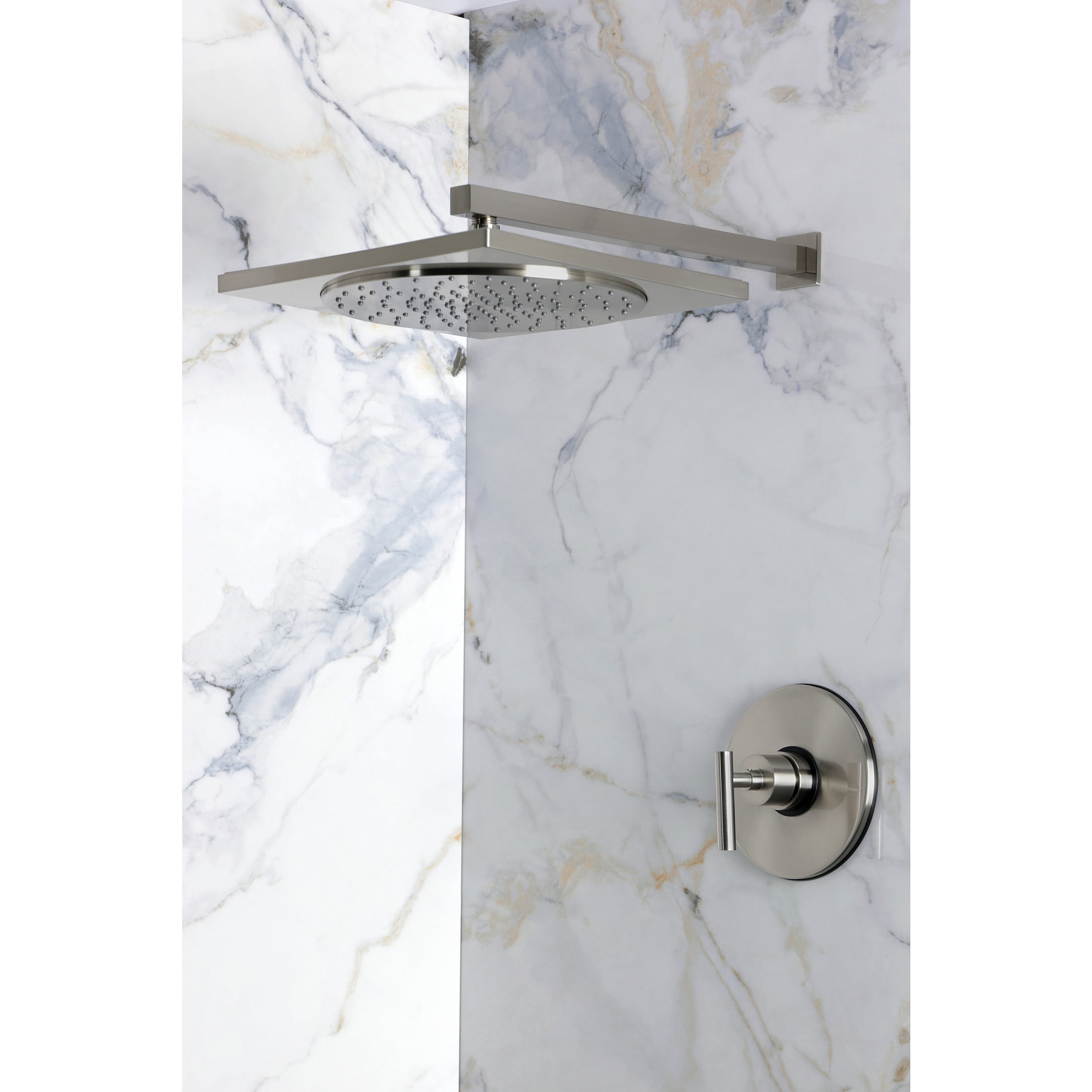 Kingston Brass KB8338CMLSO Manhattan Single-Handle Pressure Balanced Shower Faucet, Brushed Nickel