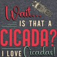 thumbnail image 3 of CafePress - Cicadas Wait Is That A Cicada Entomologist Insects - Men's Long Sleeve Charcoal Pajama Set, 3 of 7
