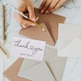 thumbnail image 2 of 500 Pcs  Small Thank You Cards Gift Cards for Baby Shower Wedding Shops Thank You Paper Cards, 2 of 8