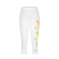 thumbnail image 4 of Pantalones de Ajuste Seco de la Moda de las Mujeres Imprimidas Leggings, Deporte de Yoga Elástico de Poliéster Elástico Respirable, 4 of 6