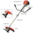 thumbnail image 4 of Dianhelloya 52CC Gas Powered Brush Cutter, 2.2KW High Power 8500RPM String Trimmer with 3-Tooth Blade & Trimmer Head, Side-Mounted Design for Lawn, Garden, Yard Maintenance, 4 of 8