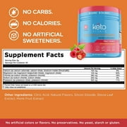Keto Vitals Keto Electrolytes Powder for Hydration, Sleep, Energy, Muscle Function Fruit Punch