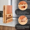 thumbnail image 6 of Book Cutting Board Set of 3 with Stand-The Cutting Board Library, Solid Wood Book-Shaped Boards for Serving & Display, Labeled Meat & Fish, Bread & Cheese, Fruits&Vegetables-Decorative Cutting Boards, 6 of 9