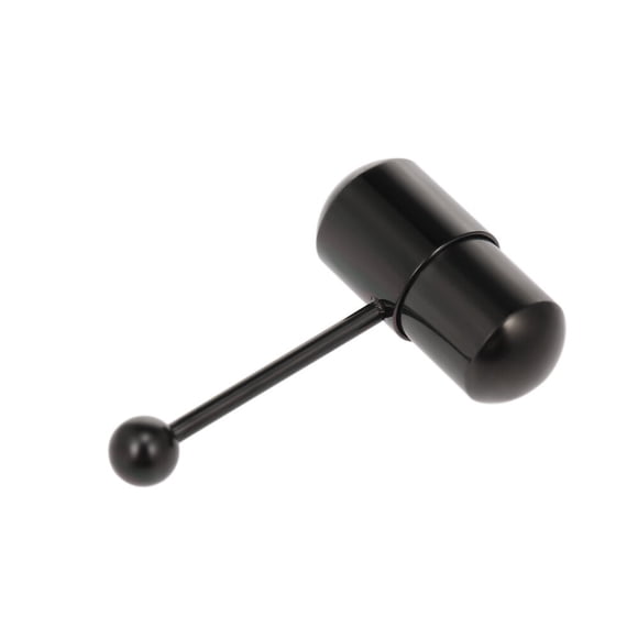 Anillo vibrador para lengua Cuerpo de acero inoxidable Piercing para lengua Barbell Stud TFixol Piercing de lengua