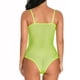 thumbnail image 2 of Conjunto de ropa interior sexy Mono de tela con pantalla de encaje Encantadora lencería sexy para mujeres adultas, verde fluorescente, L Methold XX000038-15, 2 of 7