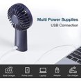thumbnail image 5 of bleu-4000mah Ventilateur Main, Mini Ventilateur Portatif, Petit Ventilateur Recargable Usb [temps De Travail 5-20h] Ventilateur Personnel Pile, 5 of 5