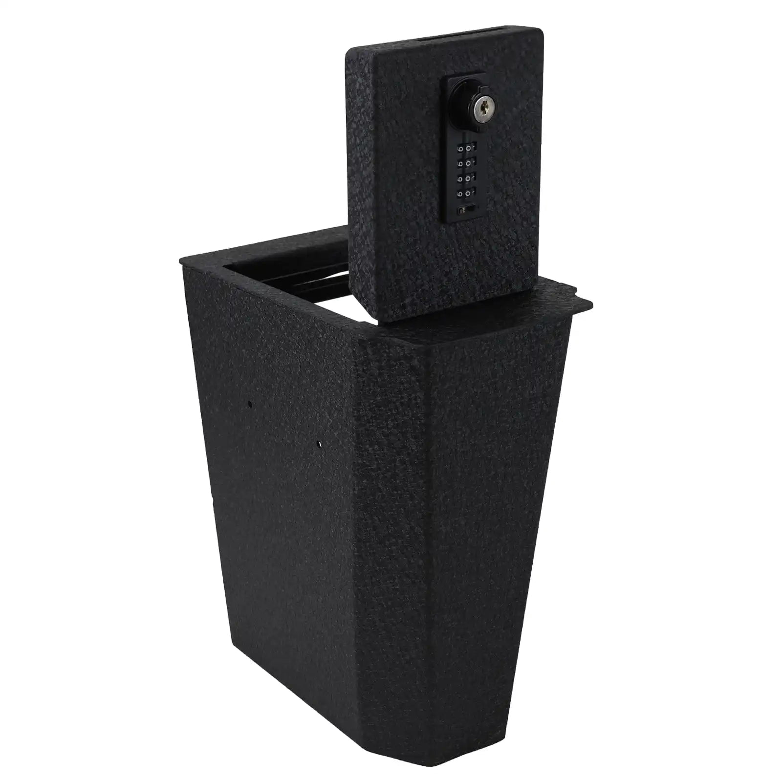Center Console Safe Gun Safe, WASAI Premium In-vehicle Console Gun Vault Lockbox Compatible with 2015-2022 Chevrolet Colorado, 2015-2022 GMC Canyon, 4-Digit Combination Lock with Backup Key.