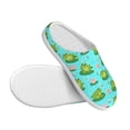 thumbnail image 3 of Kdxio Frogs And Aquatic Plants Women's Men's Slippers Plush Slip-On House Slipper for Winter Indoor Soft Cushion Non-slip Fluffy Slides Slippers-13, 3 of 7