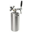 thumbnail image 3 of Système de Robinet de Mini Fût de Bière 3.6L, Système de Robinet de Growler en Acier Inoxydable, Mini Fût de Café Réglable 60PSI, 3 of 20